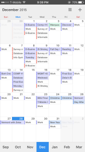 Screenshot of Calendars 5