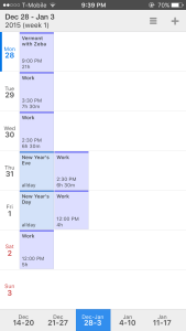Screenshot of Calendars 5